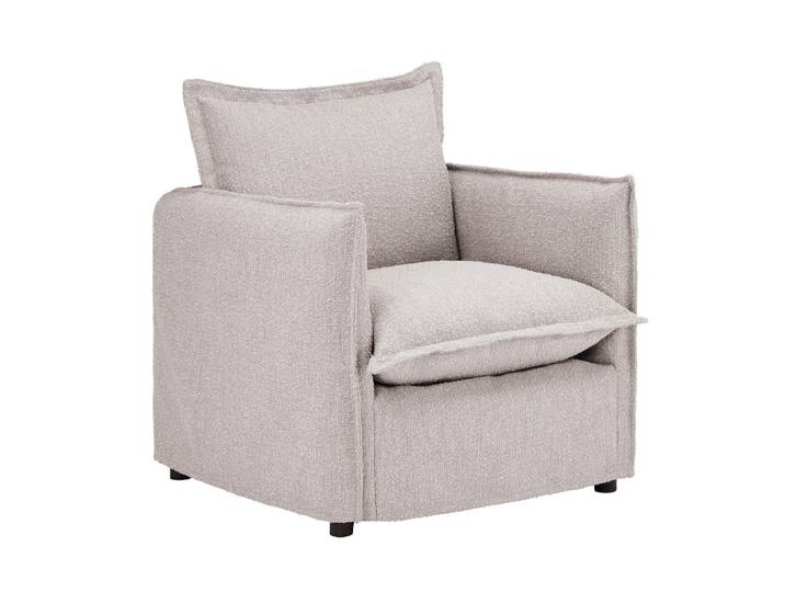 Livetastic Hussen-Sessel, Beige, Metall, 120x82x98 cm, Made in EU, Wohnzimmer, Sessel, Polstersessel