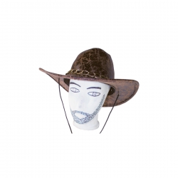 holzspielerei Cowboyhut mit Kette 279639