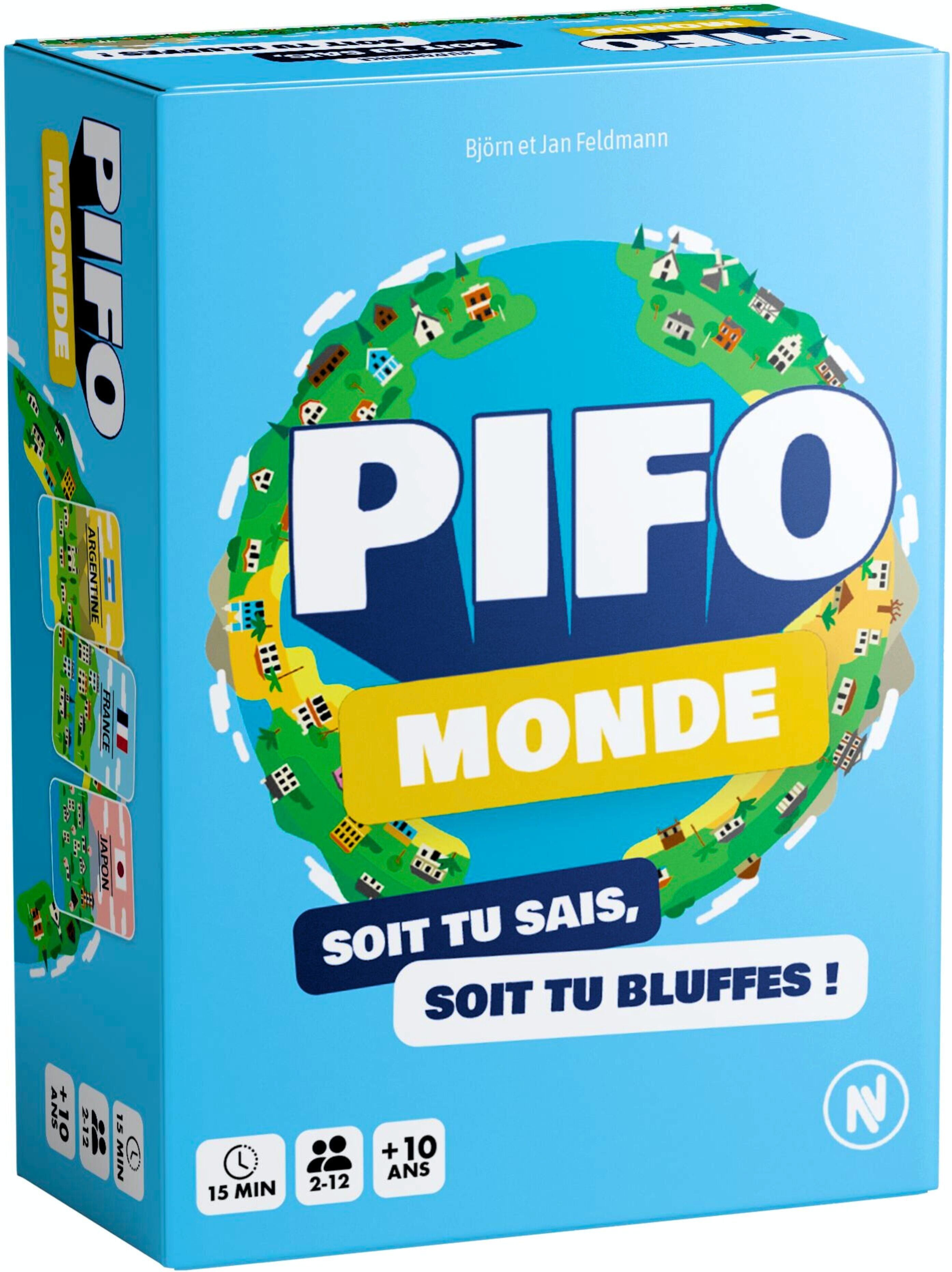 PIFO Monde – Le jeu de bluff géographique   Génépi Éditions