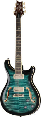 PRS SE Hollowbody II Piezo PBSB Peacock Blue Smokeburst