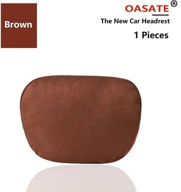 Uplift Picks OASATE Maybach Style Car Headrest Neck Support Pillow Set brown 1 Pc