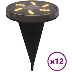 vidaXL, Gartenbeleuchtung, Enea (12 Stück Modell 2) (10 lm, IP65)