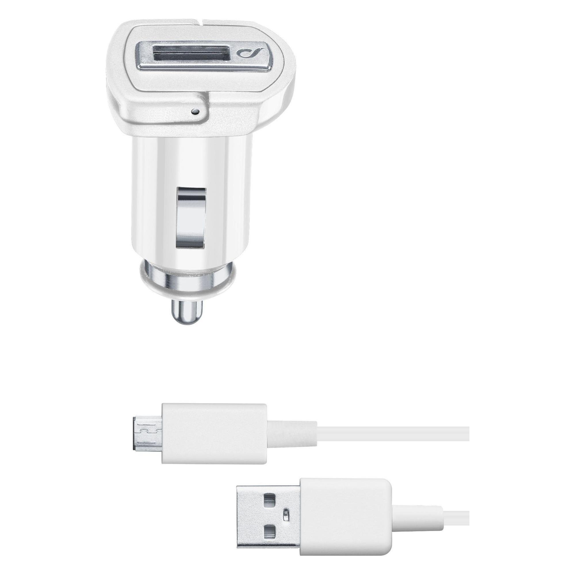 Cellularline Car Charger (CBRSMKIT10WMUSBW)