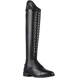 QHP Reitstiefel Hailey Junior schwarz geschnürt , Größe: 36