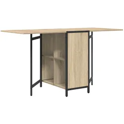 vidaXL, Esstisch, Esstisch 144 x 60 x 75 cm Holzwerkstoff Sonoma-Eiche (144 x 60 x 75 cm)