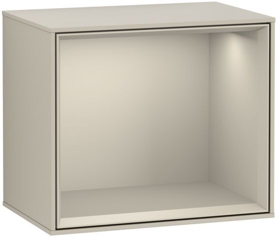 Villeroy und Boch Finion Regalmodul F580HHHH 41,8x35,6x27cm, Regal Sand Matt, Sand Matt Lacquer