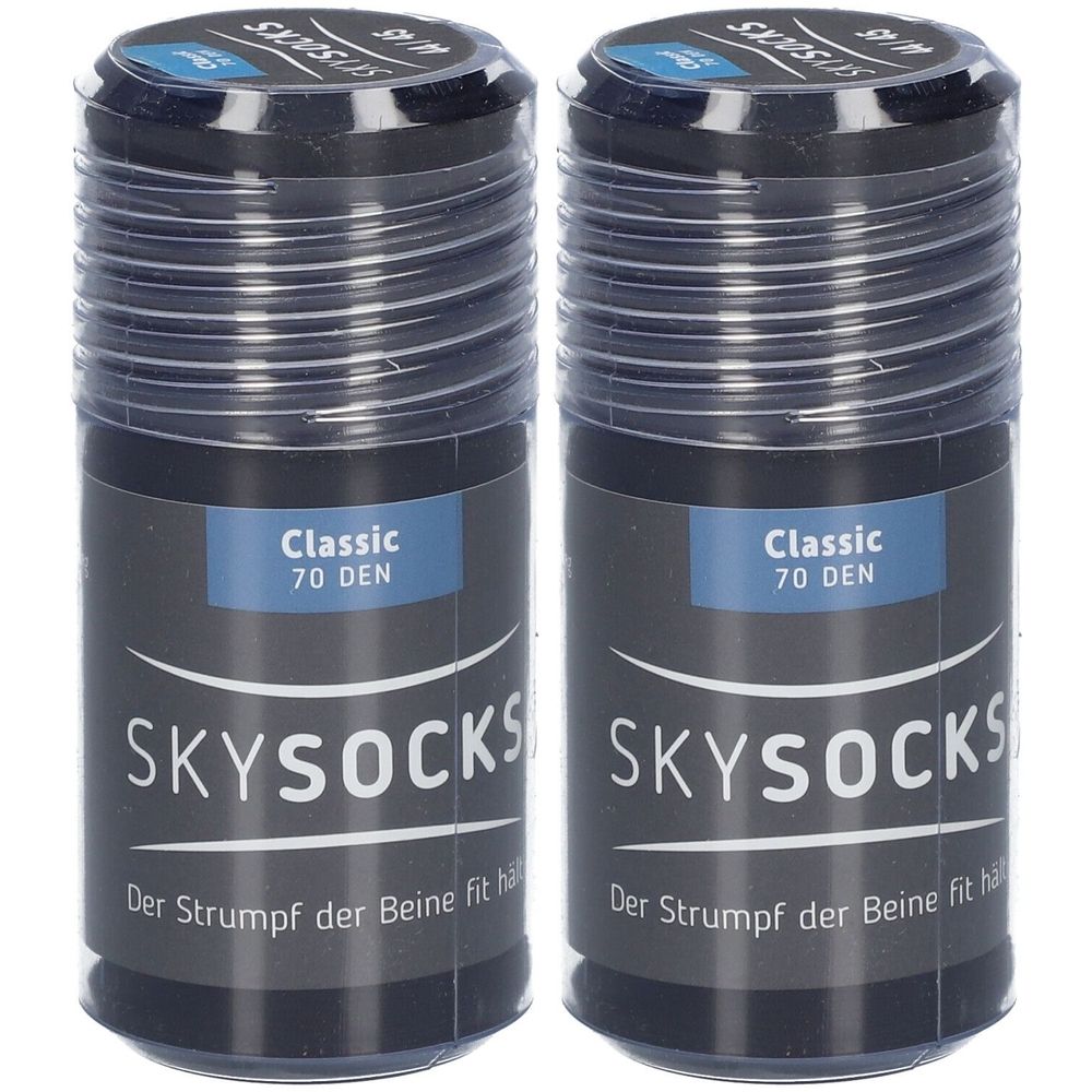 Skysocks Clas Black 44/45 x2 2x2 St