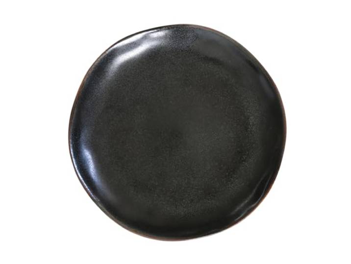 Médard de Noblat - Assiette plate - D27 cm - Vertigo Volcan - Grès - Lot de 6 - Volcan