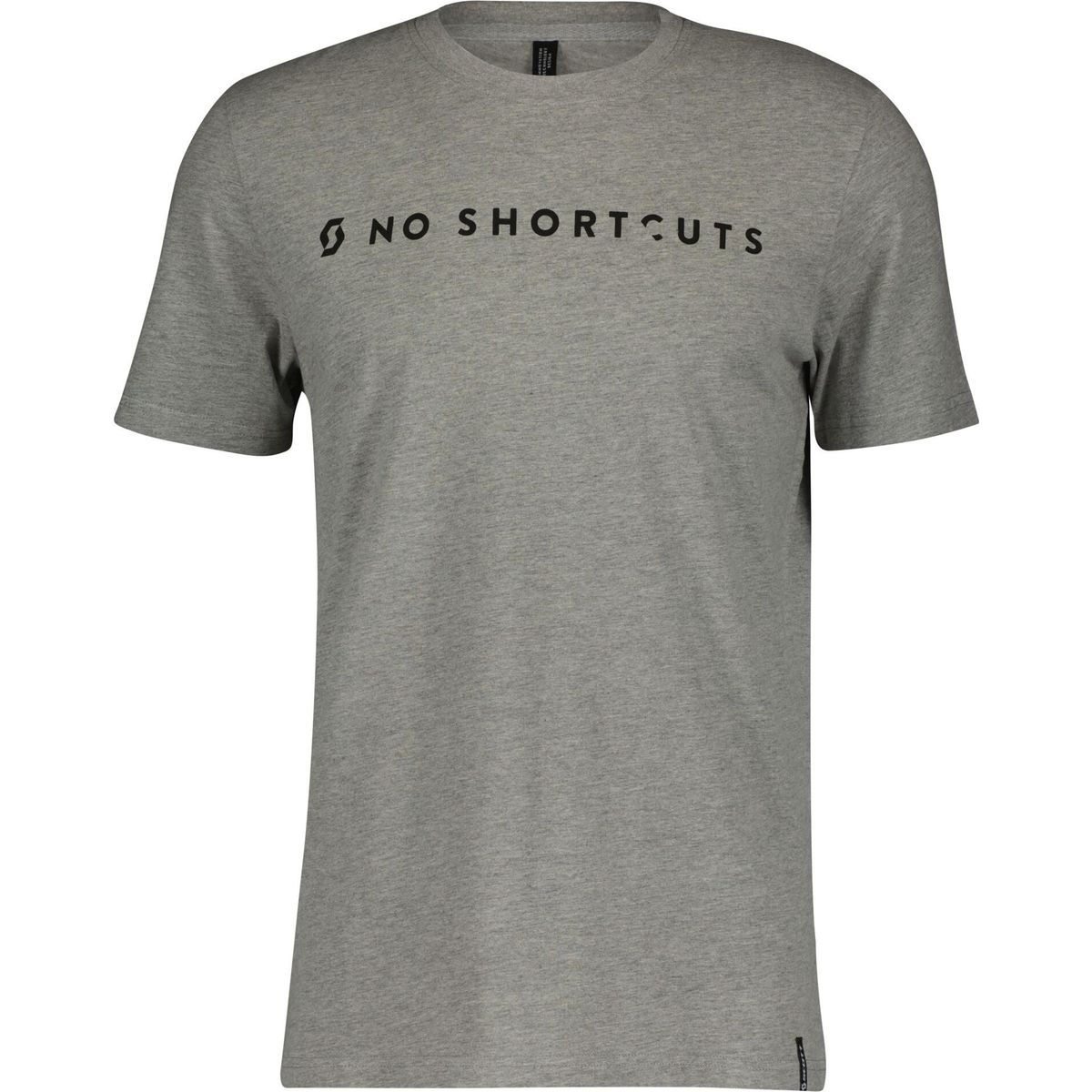 Scott Tee M's No Shortcuts SS light grey melange (3765) M 2892563765008