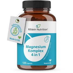 MAGNESIUM KOMPLEX 4in1 hochdosiert vegan Kapseln 119,9 g