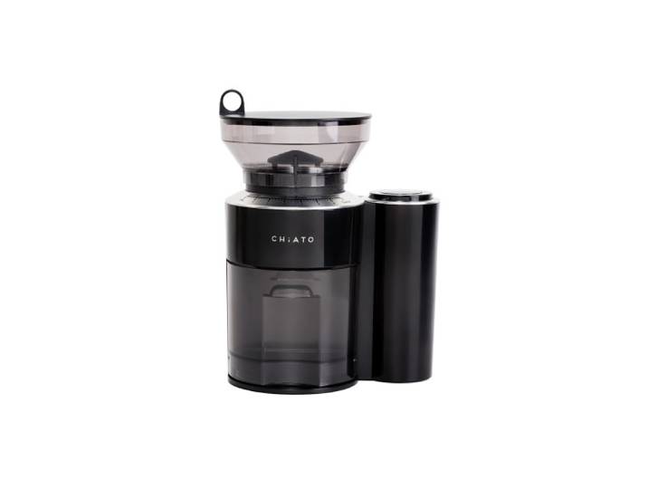 CHiATO grindPLAY Burr Kaffeemühle mit integriertem Waage - Schwarz