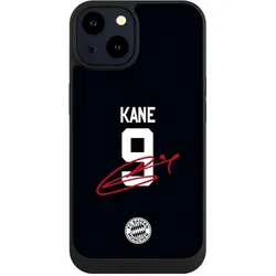 Nivocase Handyhülle für Apple iPhone 14 Hülle NIVOpure Case Schwarz FC Bayern München Trikot Harry Kane (Apple iPhone 14), Smartphone Hülle, Schwarz