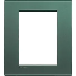 Legrand LNA4826PK Abdeckrahmen LIVINGLIGHT für Kompaktinstallation, 3+3 Module, Farbe: Park