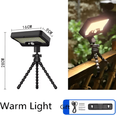 Inspire Essentials Solar Motion Tripod Security Light warm Light