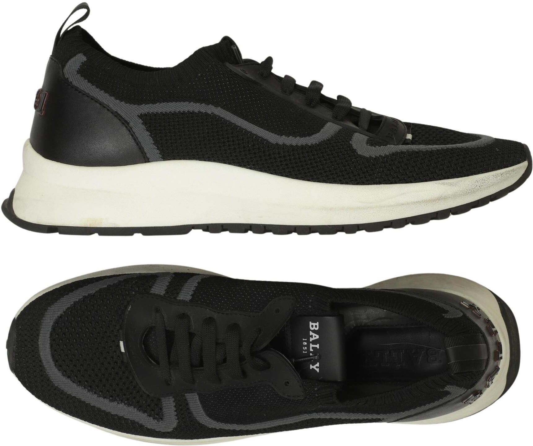 Bally Herren Sneaker, Schwarz, Gr. EU 44, kein / Etikett - Second Hand