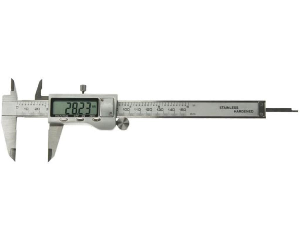 Toolland Digitale schuifmaat met groot scherm - 150 mm - 0,01 mm