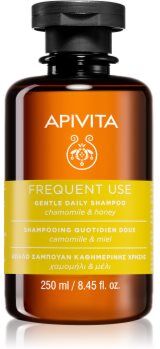 Apivita Frequent Use Gentle Daily Shampoo champô para lavagem diária dos cabelos com camomilla 250 ml. Frequent Use Gentle Daily Shampoo