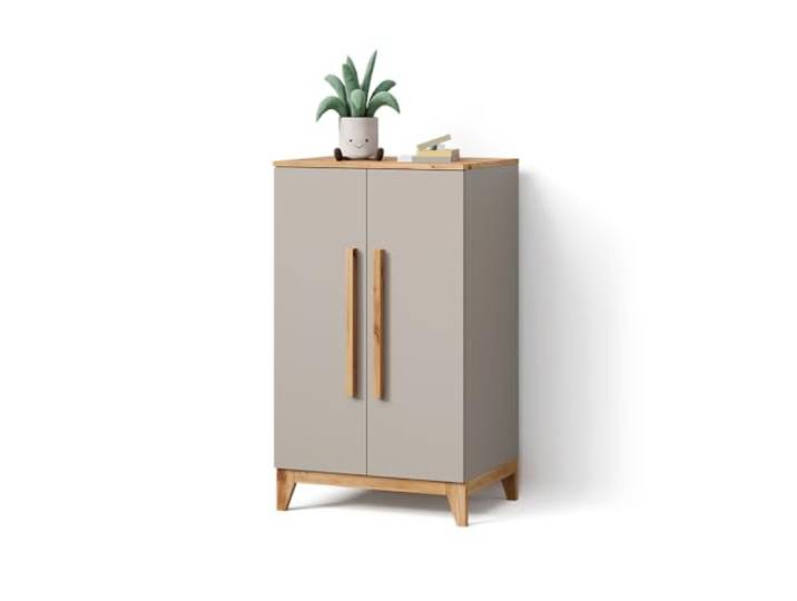 Livinity Kinderkleiderschrank Mailo, Cashmere/Artisan, 70 x 120 cm mit minimalistischem Design