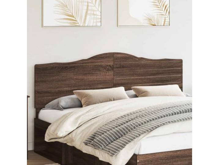 RJPLMFV Kopfteil Eiche Braun Holz Modernes Design, feine Verarbeitung, einfache Montage, kompatibel mit mehreren Bettgrößen