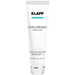 KLAPP Cosmetics Hyaluronic Face Protection Cream SPF 15, 30ml