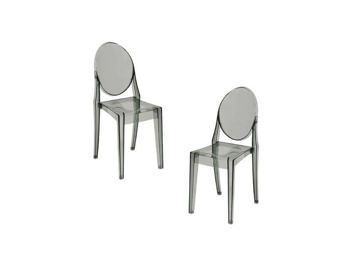 2er Set Stühle Diam - Schwarz