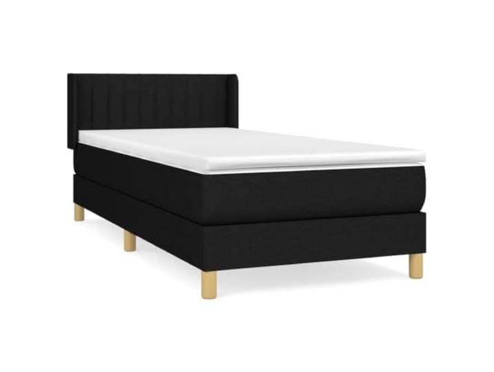 PUGYNBK Boxspringbett, Taschenfederkernmatratze, 100 x 200 cm Verstellbares Kopfteil, mittlere Festigkeit, atmungsaktiver Teppich, einfache Montage