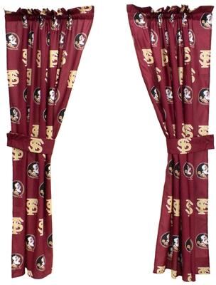 College Covers Florida State Seminoles Curtain Panels, Set of 2