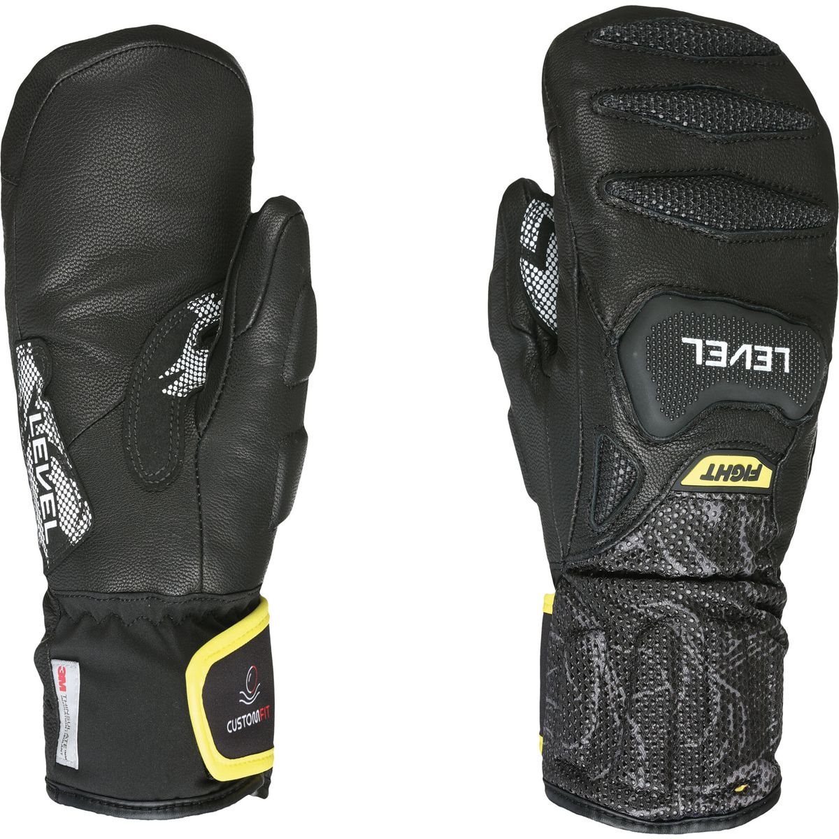 Level SQ JR CF Mitten pk black (43) 4 4114JM-43-4