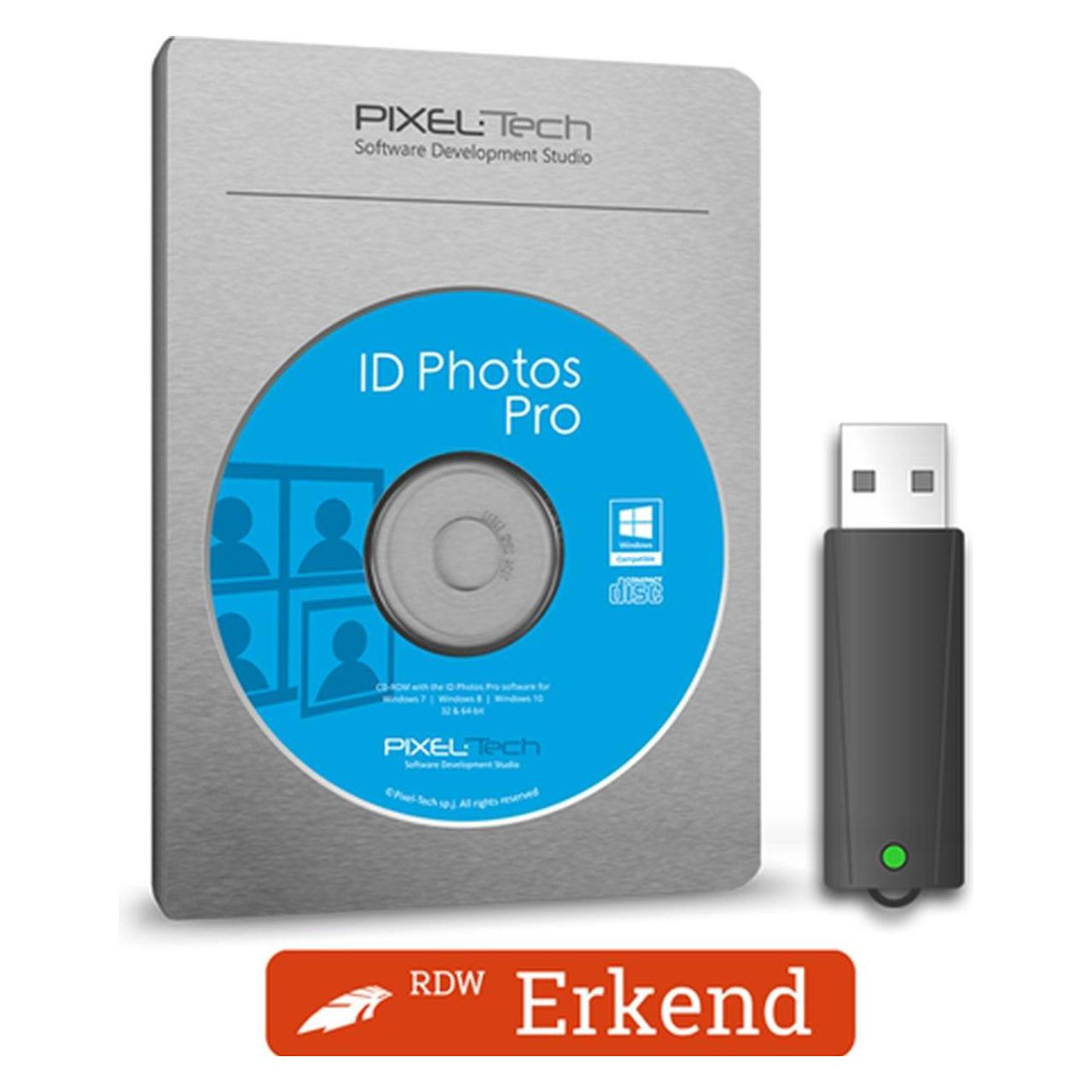 Pixel-Tech IdPhotos Pro Passbild Software auf Dongle (650183)