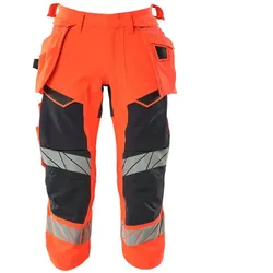 Warnschutz Stretch Handwerker-Piratenhose "ACCCELERATE SAFE" - C47 - rot/schwarzblau