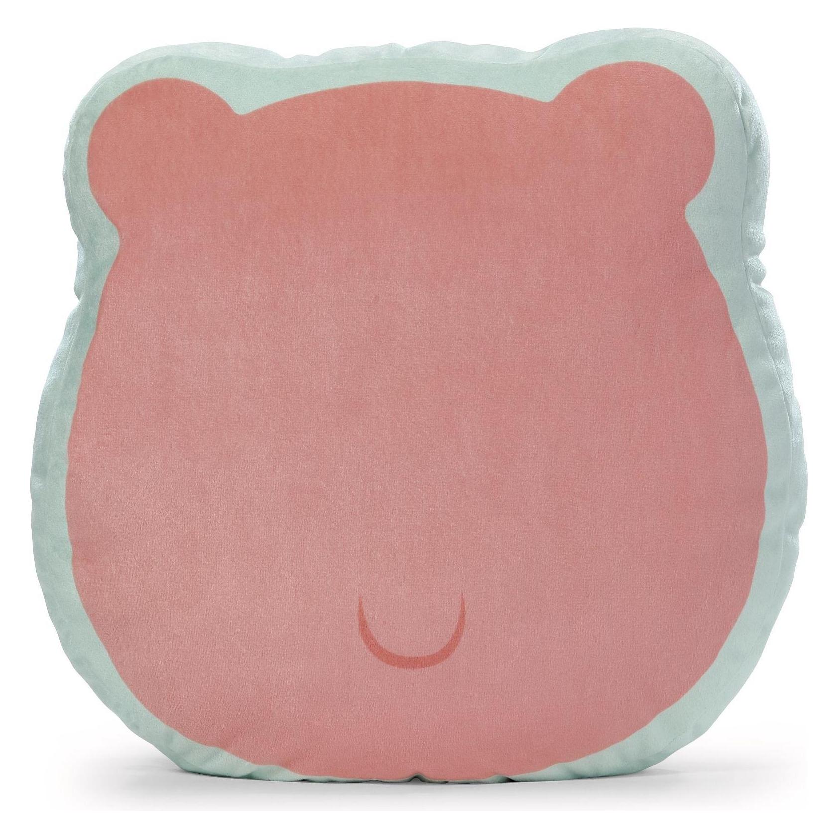 NICI Plüschkissen Bär Nomo mit Croissant (12 x 35 cm) (62391)