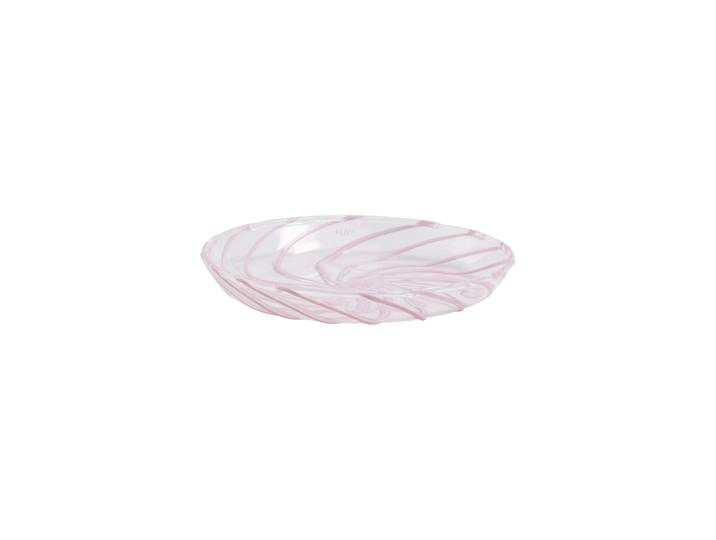 Hay - Assiette à mignardises Spin - Transparent - Verre borosilicaté