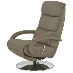 Hukla Leder-Relaxsessel braun - Leder Florian ¦ braun ¦ Maße (cm): B: 73 H: 109 T: 91.0