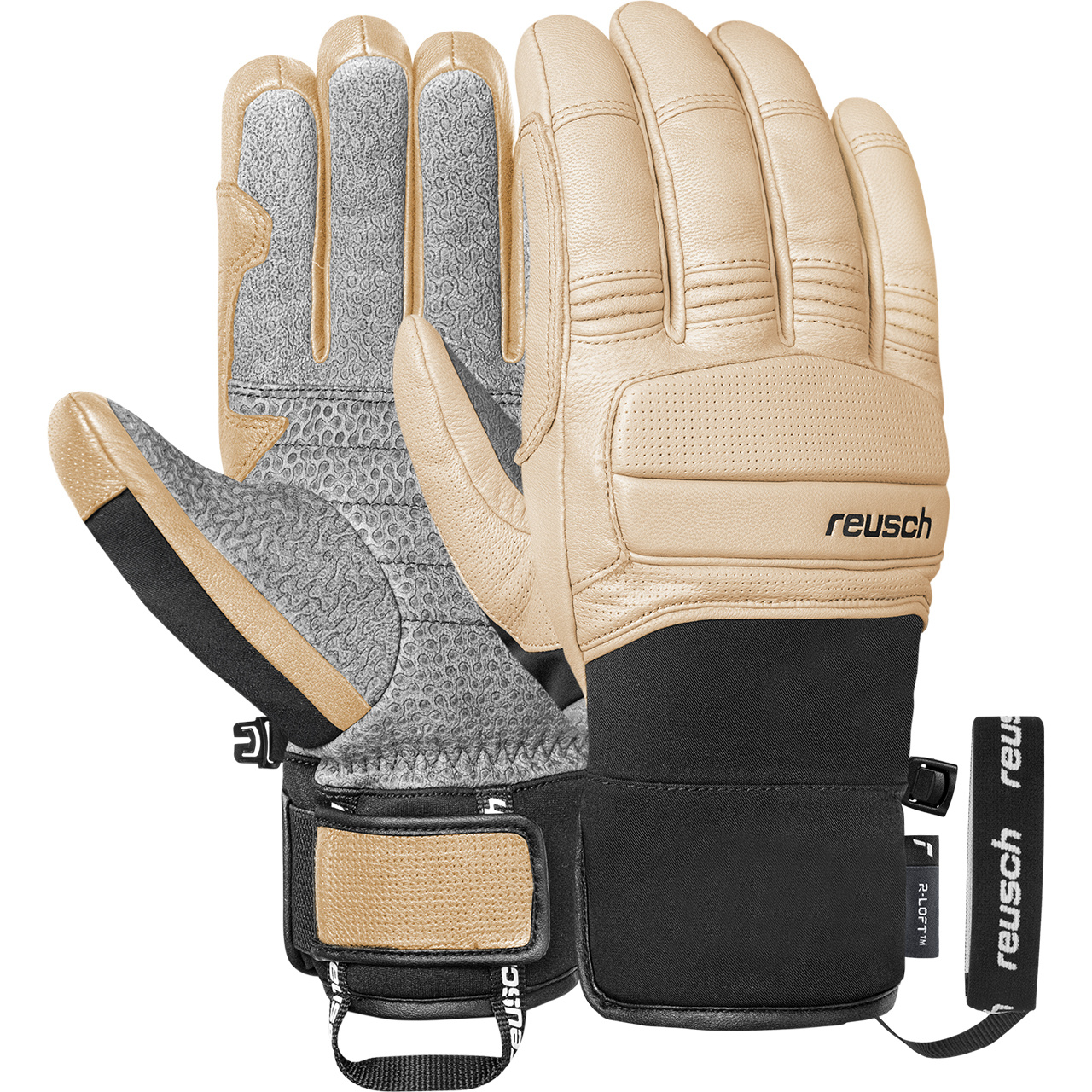 Reusch Herren Handschuh ALPINE HERITAGE tan/black - 9,5