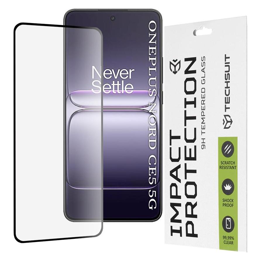 Techsuit - 111D Full Cover / Full Glue Glass - OnePlus Nord CE5 - Black (OnePlus Nord CE5) (59917911)