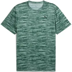 PUMA Tad Essentials Print Trainingsshirt Herren 30 - green moon XL