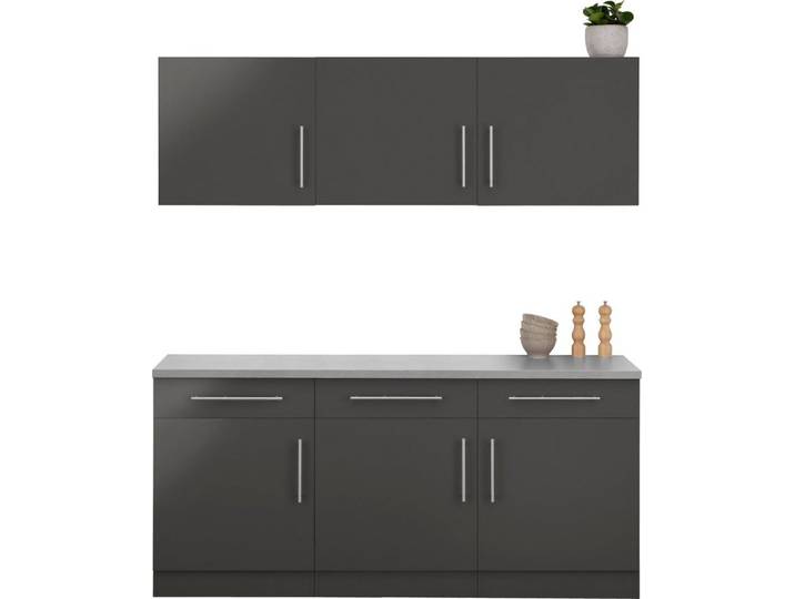 wiho Küchen Küche Cali, ohne E-Geräte, Breite 180 cm