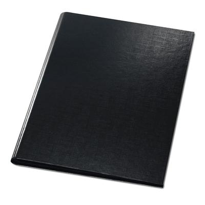 Falken 11288362 Klemmbrettmappe für DIN A4, folienkaschiert, Tasche im Vorderd., m. Stiftehalter - Schwarz