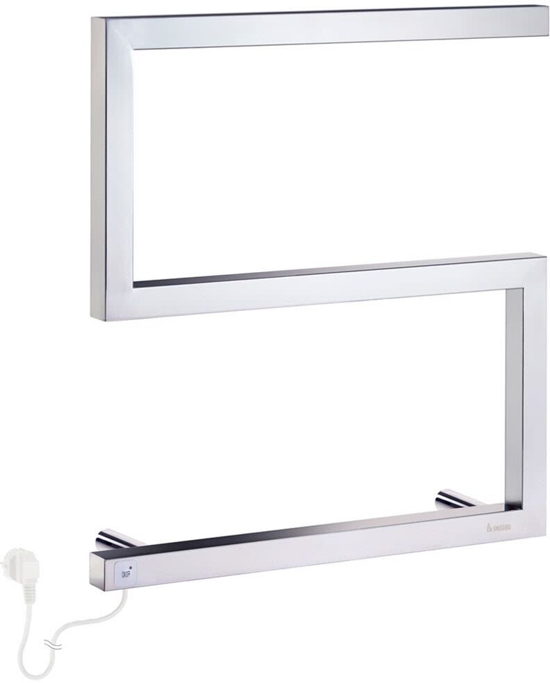 Smedbo Dry Handtuchwärmer S-Modell 52,5 x 50 cm, Heizung, FK707, edelstahl poliert