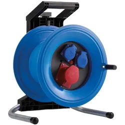 HEDI Kunststoff-Drehstromkabeltrommel Professional Plus Ø 320 mm, 32A-Ausführung, leer - K3D0032T