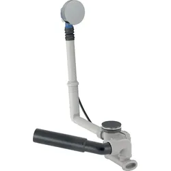 Geberit Badewannenablauf, d52 mit Drehbet. m. Fertigbauset, DN40/50, chrg