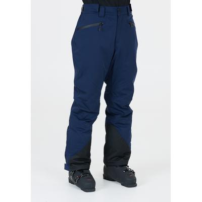 Skihose WHISTLER "Mastro", Herren, Gr. XL, US-Größen, blau (dunkelblau), 88% Nylon, 12% Elasthan, unifarben, Hosen Skihose, mit funktionaler Isolierung und wasserabweisender Qualität