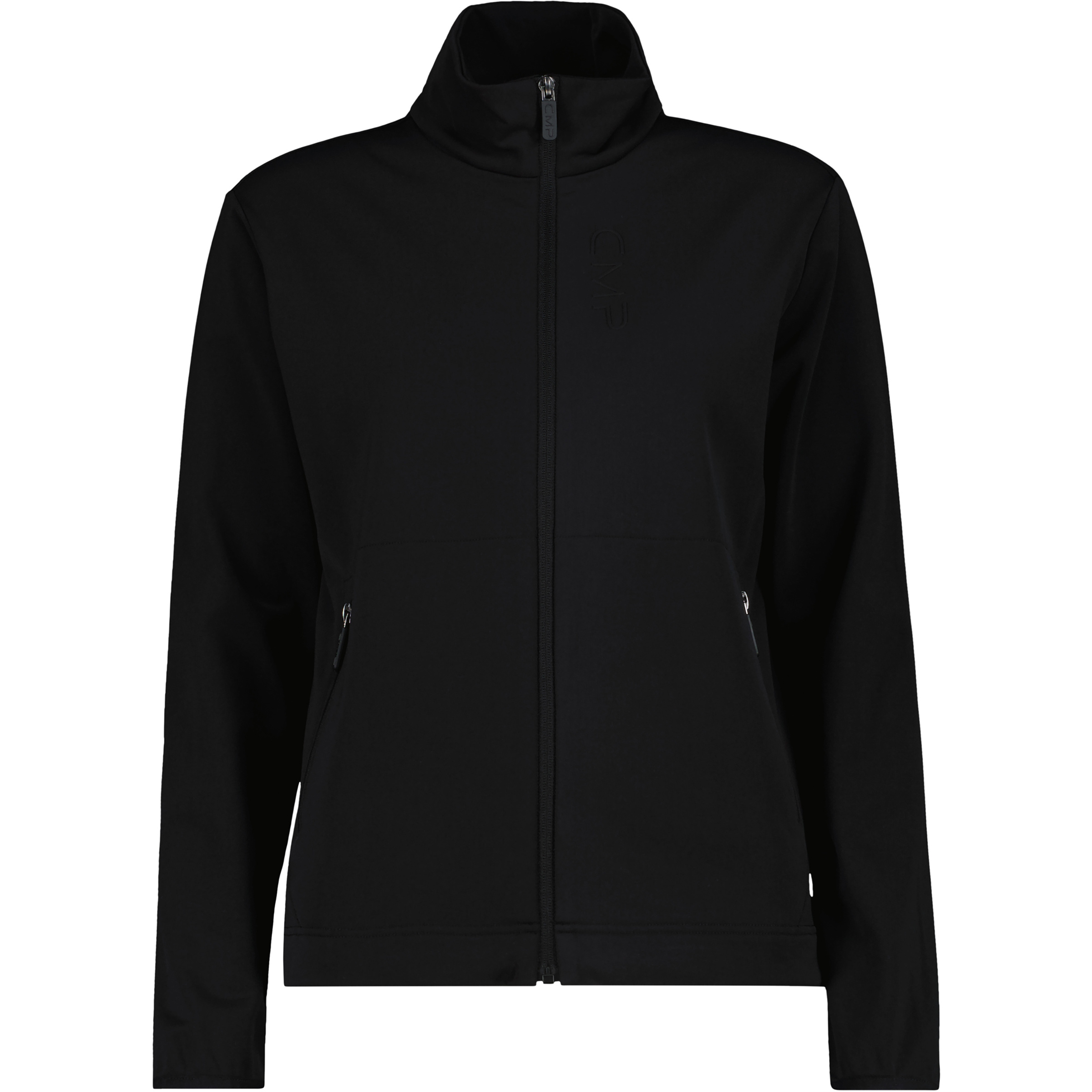 CMP Damen Fleecejacke schwarz Größe M Trekking Elastisch
