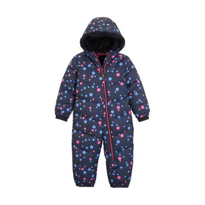Schneeoverall KILLTEC "Karter Mini", Mädchen, Gr. 110/116, Normalgrößen, blau (navy), Obermaterial: 100% Polyester.Futter: 100% Polyester.Füllung: 100% Polyester, Overalls, Schneeanzug: wasserabweisend, winddicht, warm, leicht anzuziehen