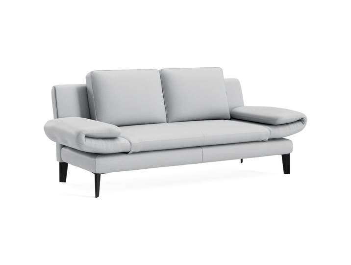 Sofa Jarek Leder platin B 281 T 83 cm - Möbel Konfigurator: Traummöbel individuell zusammenstellen