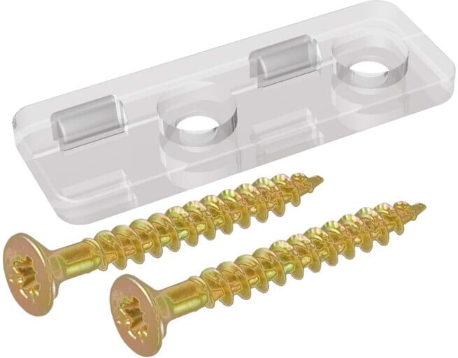 EVN Lichttechnik Clips de montage en plastique 2 clips, 4 vis AP-CLIP ; evn_lichttechnik (APCLIP)