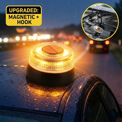 Perfect Picks Market Upgrade Car Emergency Light Waterproof LED Roadside Flare With Magnetic Base Upgrade Car Emergency Light Waterproof LED Roadside Flare With Magnetic Base