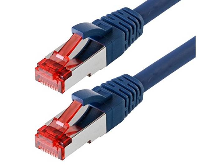 Helos Patchkabel S/FTP Cat 6 blauw 30 m