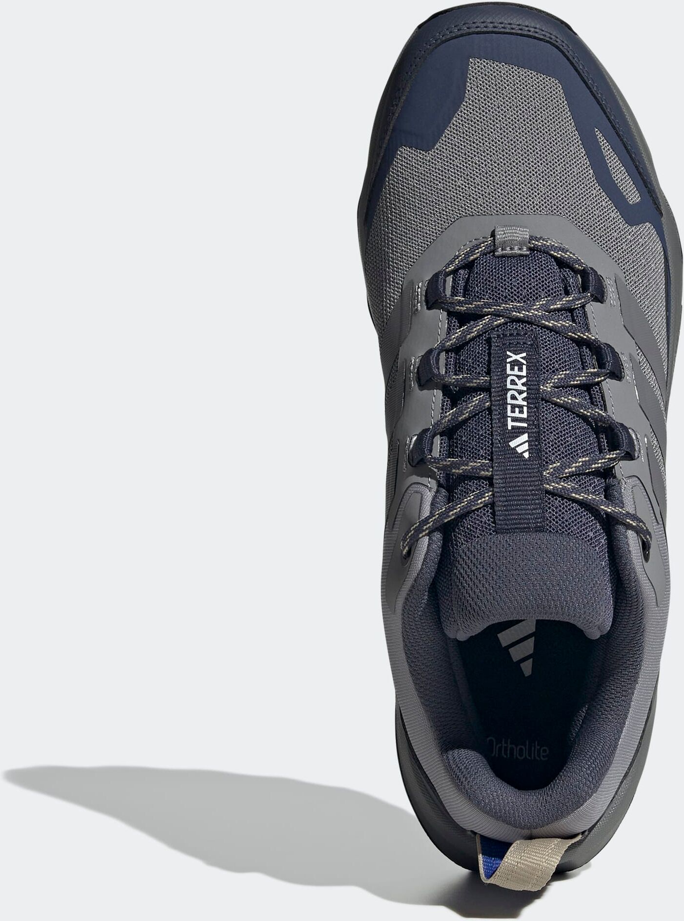 Wanderschuh ADIDAS TERREX "SKYCHASER AX5", Herren, Gr. 44, blau (grau three, grau four, shadow navy), Synthetik, Textil, Schuhe Wanderschuh grau three, grau four, shadow navy 44