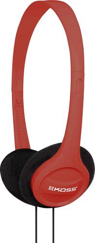 KOSS KPH7 On Ear Kopfhörer kabelgebunden Stereo Rot HiFi